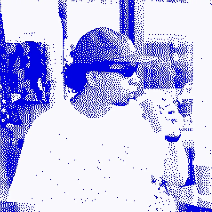 Jos drinking coffee.